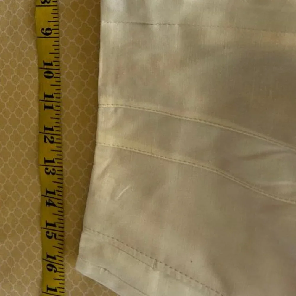 Massimo Dutti Viscose & Wool Blend Flowing Darted Wide Leg Trousers Size 10 NWT - Picture 6 of 15